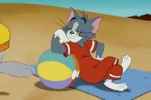 Tom a Jerry - Na pláži
